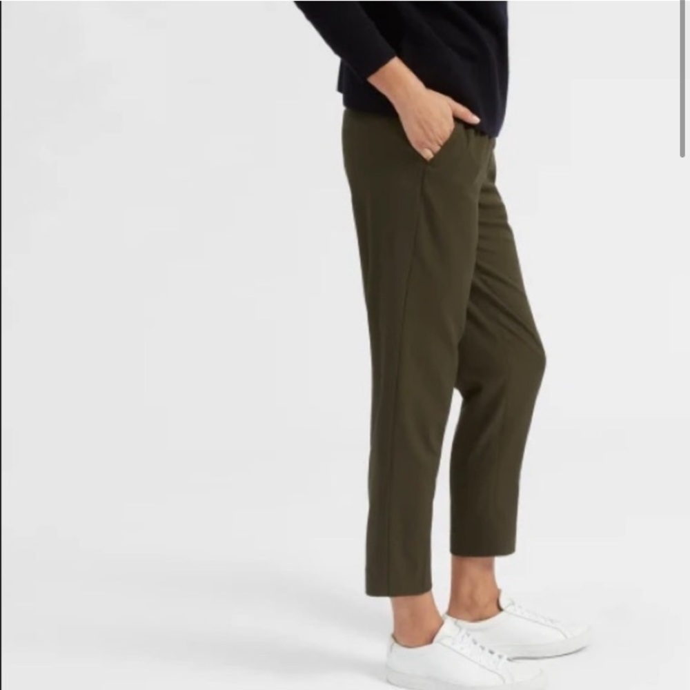 Everlane Green Wool Easy Pant sz 2